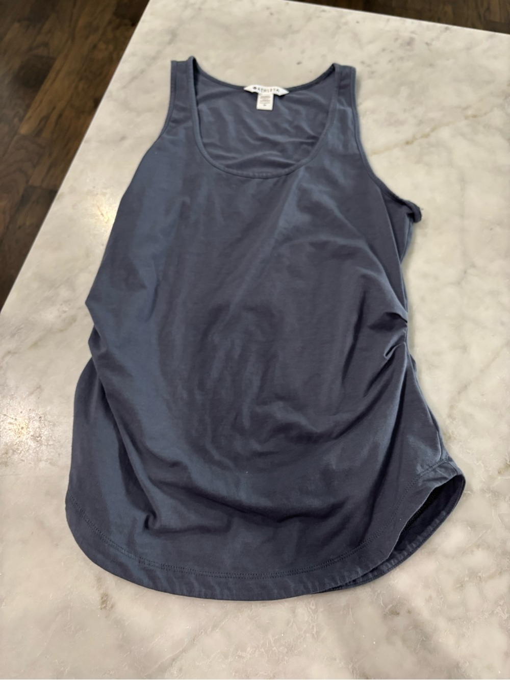 Athleta Scoop Neck Tank Set in Rust and Navy Blue - Picture 3 of 3
